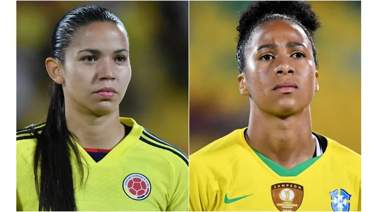 Lorena Bedoya of Colombia and Tainara of Brazil