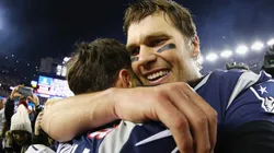 Tom Brady after winning the 2018 AFC Championship with the New England Patriots.