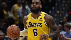 LeBron James of the Los Angeles Lakers