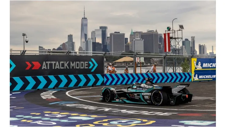 Sam Bird in the New York City E-Prix I