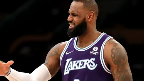 LeBron James of the Los Angeles Lakers