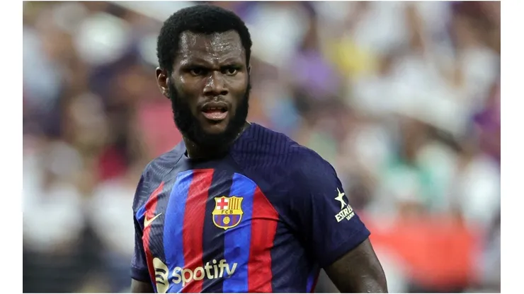 Franck Kessie of Barcelona
