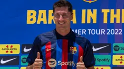 Robert Lewandowski of Barcelona