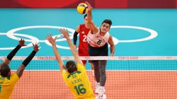 Torey Defalco of Team United States in a game against Brazil