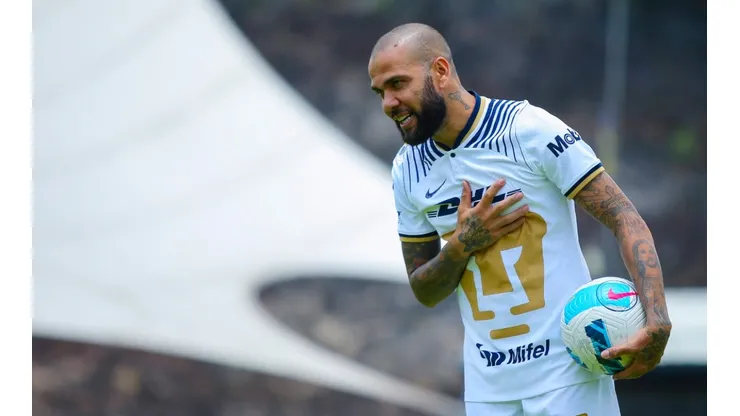 Dani Alves will have his first minutes as a Pumas UNAM player in Liga MX.