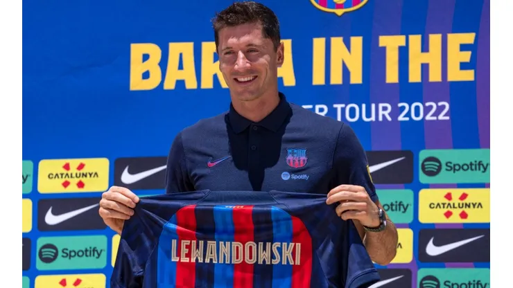 Robert Lewandowski of Barcelona