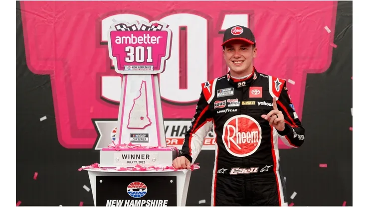 Christopher Bell after winning the Ambetter 301