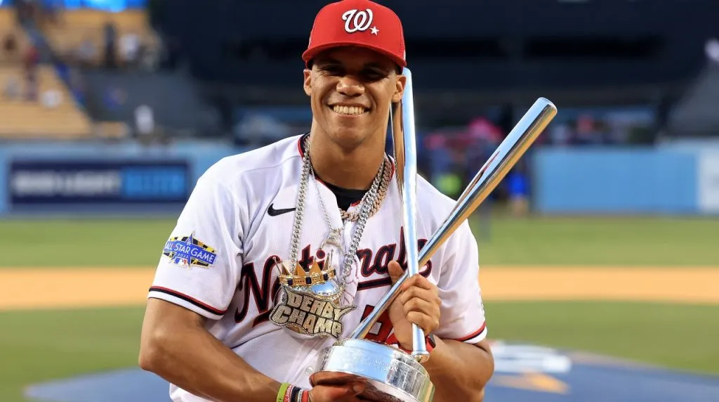 Juan Soto #22 of the Washington Nationals.
