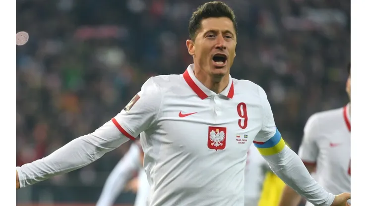 Robert Lewandowski of Poland