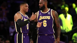 Russell Westbrook and LeBron James