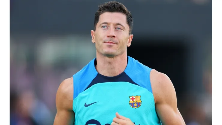 Robert Lewandowski of Barcelona