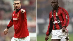 Eric Cantona and George Weah, two great soccer stars that never played in the World Cup