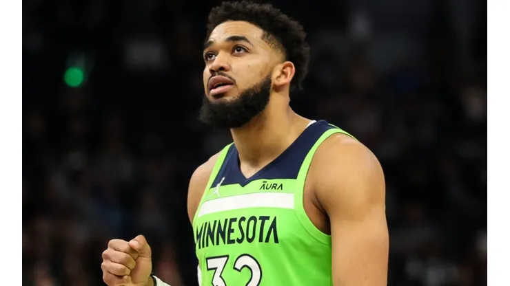 Karl-Anthony Towns of the Minnesota Timberwolves