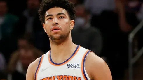 Quentin Grimes of the New York Knicks
