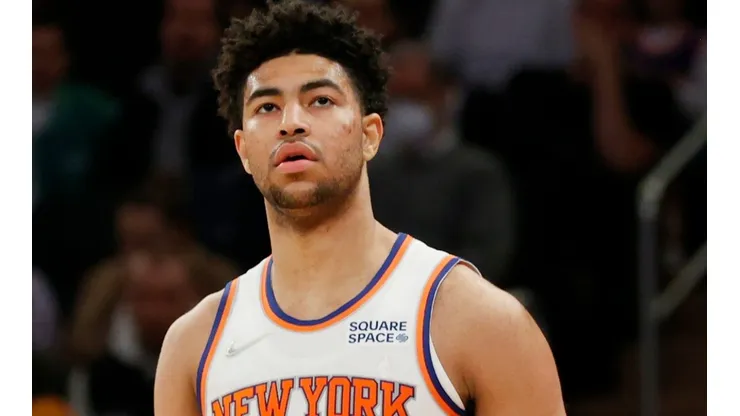 Quentin Grimes of the New York Knicks