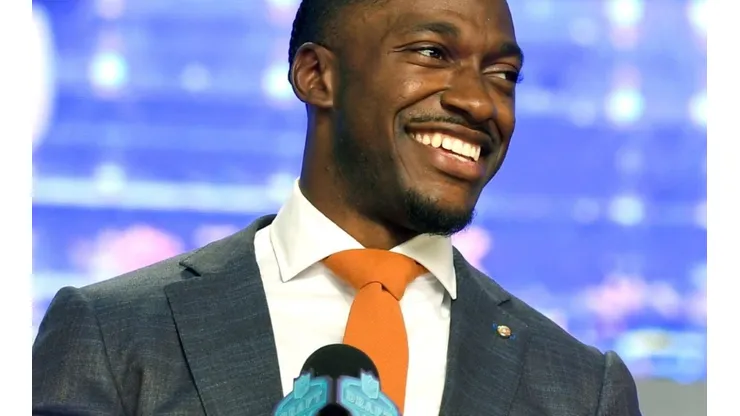 Griffin during the NFL draft