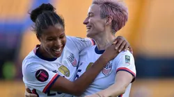 Margaret Purce and Megan Rapinoe of the USA