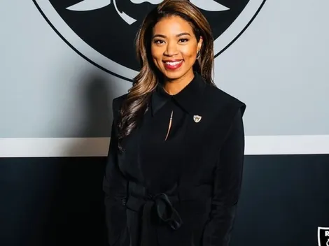 Who is the new president of the Las Vegas Raiders Sandra Douglass Morgan?
