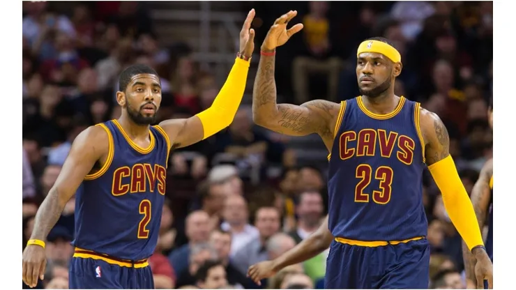 LeBron James and Kyrie Irving