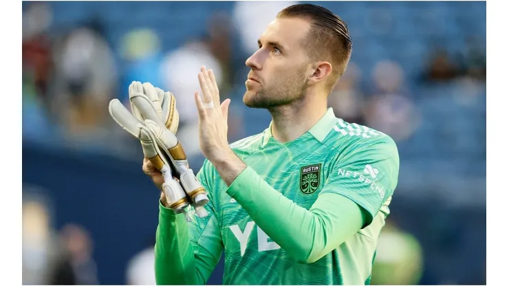 Goalkeeper Brad Stuver of Austin FC