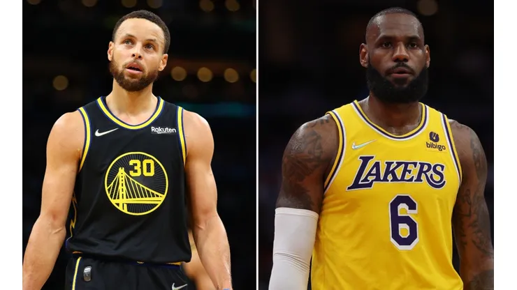 Two of the current biggest NBA Stars: Stephen Curry and LeBron James
