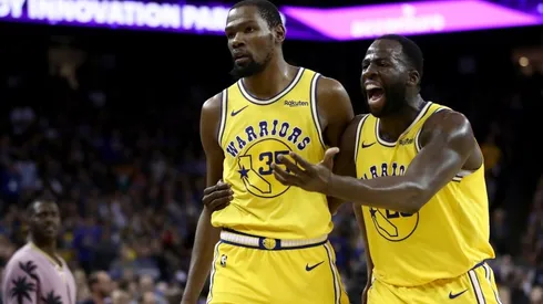 Kevin Durant and Draymond Green