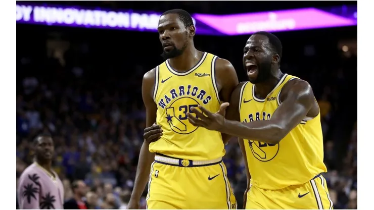 Kevin Durant and Draymond Green