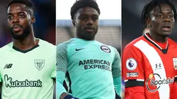 Inaki Williams, Tariq Lamptey, and Mohammed Salisu