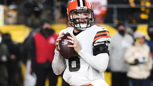 Baker Mayfield in action in the 2021 NFL season.