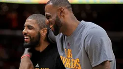 LeBron James and Kyrie Irving