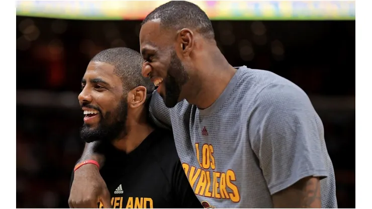 LeBron James and Kyrie Irving