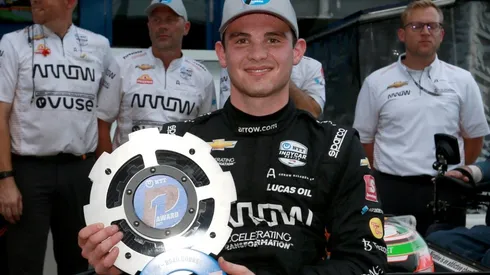 Pato O'Ward of Mexico will be the poleman at the Honda Indy 200 at Mid-Ohio