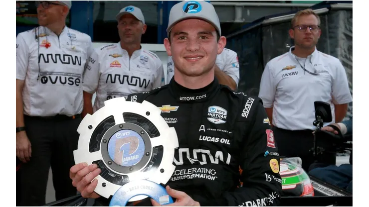 Pato O'Ward of Mexico will be the poleman at the Honda Indy 200 at Mid-Ohio
