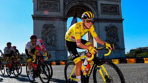 Tadej Pogacar current champion racing in 2021