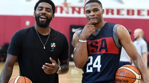 Kyrie Irving and Russell Westbrook