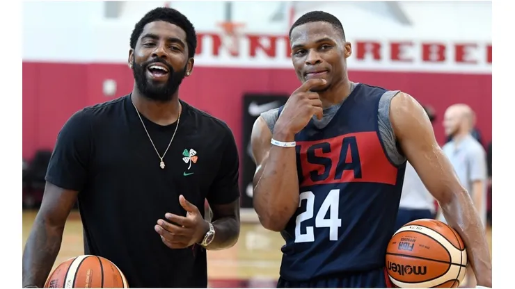 Kyrie Irving and Russell Westbrook