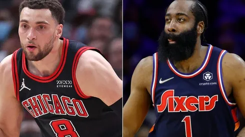 Zach LaVine and James Harden