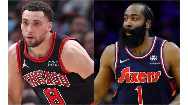 Zach LaVine and James Harden