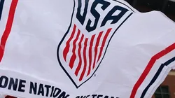 USMNT flag for the 2022 World Cup Qualifying game