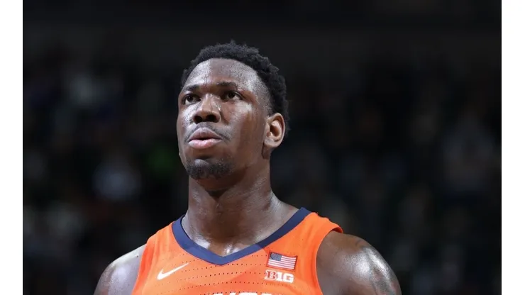 Kofi Cockburn during his time with the Illinois Fighting Illini team