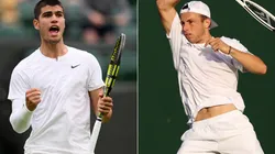 Carlos Alcaraz (left) and Tallon Griekspoor