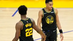 Andrew Wiggins and Jordan Poole