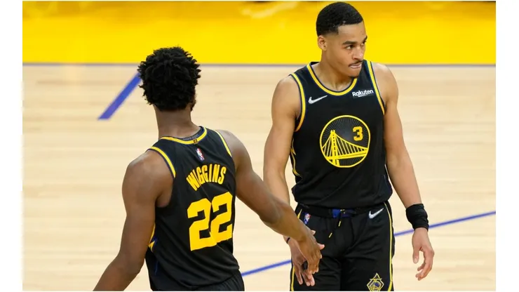 Andrew Wiggins and Jordan Poole
