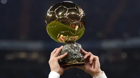 The Ballon d'Or trophy.