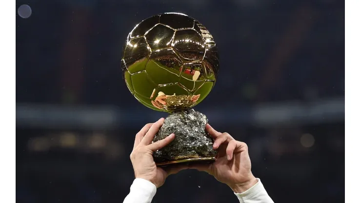 The Ballon d'Or trophy.