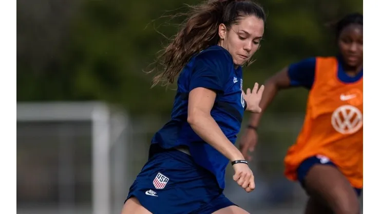 Kat Rader of the USWNT u20