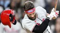 Bryce Harper was hit by a fastball from Blake Snell in the Phillies vs Padres last game of the series.