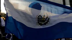 El Salvador fan waves a flag during a game