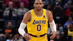 Russell Westbrook in action during the 2021-22 NBA season.