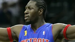 Ben Wallace of the Detroit Pistons